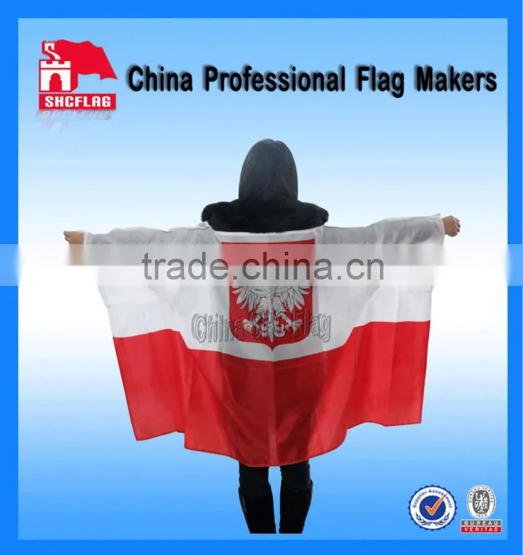 Direct printing polyester flag material of body flag and cape flag