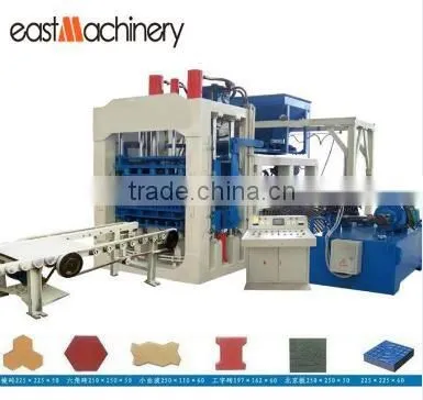 Hot selling brick machine concrete hollow interlocking block making machine