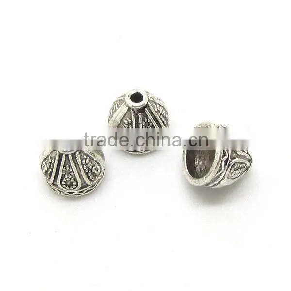 JS0954 trumpet shaped metal end caps for jewelry or tassels,drawstring end caps
