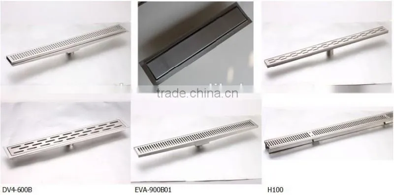 Audemar S Series Tile Insert Square Stainless Steel Floor Drain