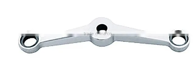 90/180 degree 2 Claw spider glass system, glass spider fitting