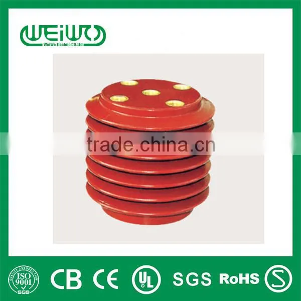 Red electrical epoxy cast resin insulators