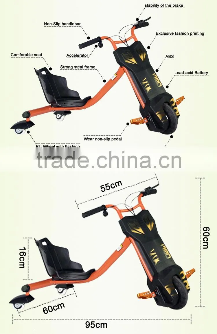 new Design 3 wheel electric scooter for kids