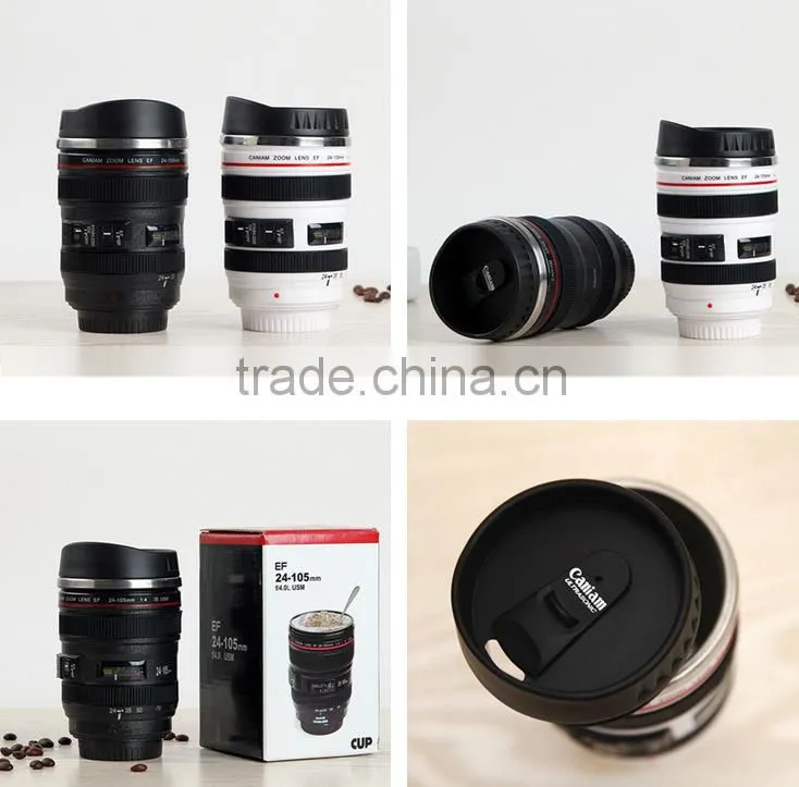 creative design bottle stainless steel lens cups