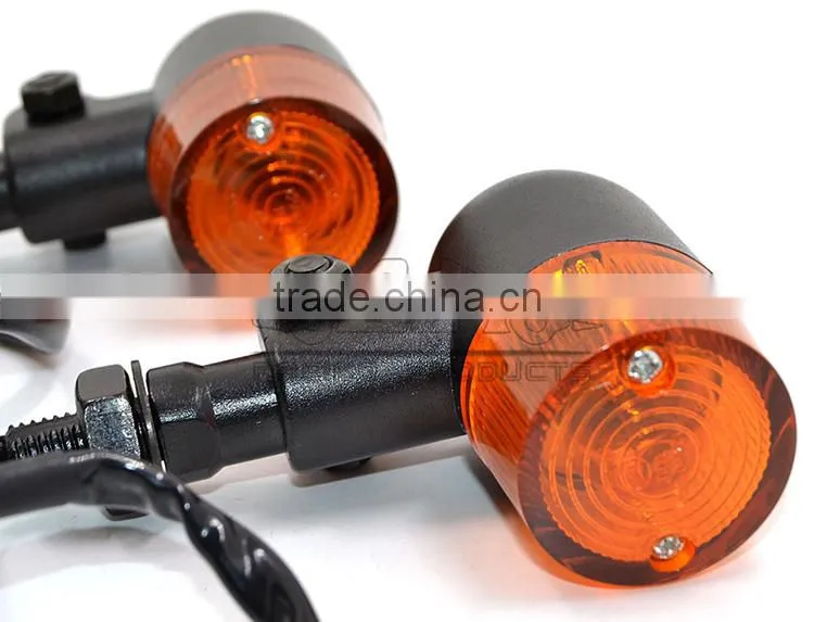 BJ-SL-061 Recommended Ultra bright Universal E-Mark Aluminum Black Housing Motorcycle Turn Signal Light