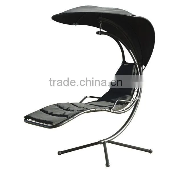 Metal Stand Helicopter Canopy Hanging Outdoor Swing Chair