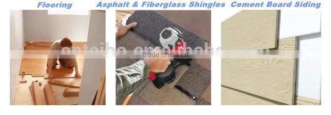 Gauge 14 coil nail product for roofing and flooring