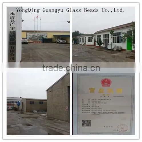 sandblasting and shot peening abrasive glass bead