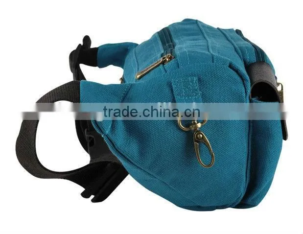 colored canvas waist bag