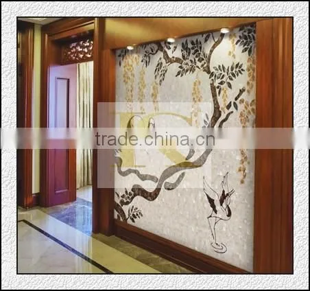 Chinese popular stone and shell mosaic different types