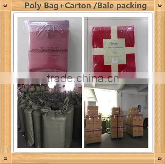 High Quality Fashion Home Textile Plain dyed polyester Pillowcase