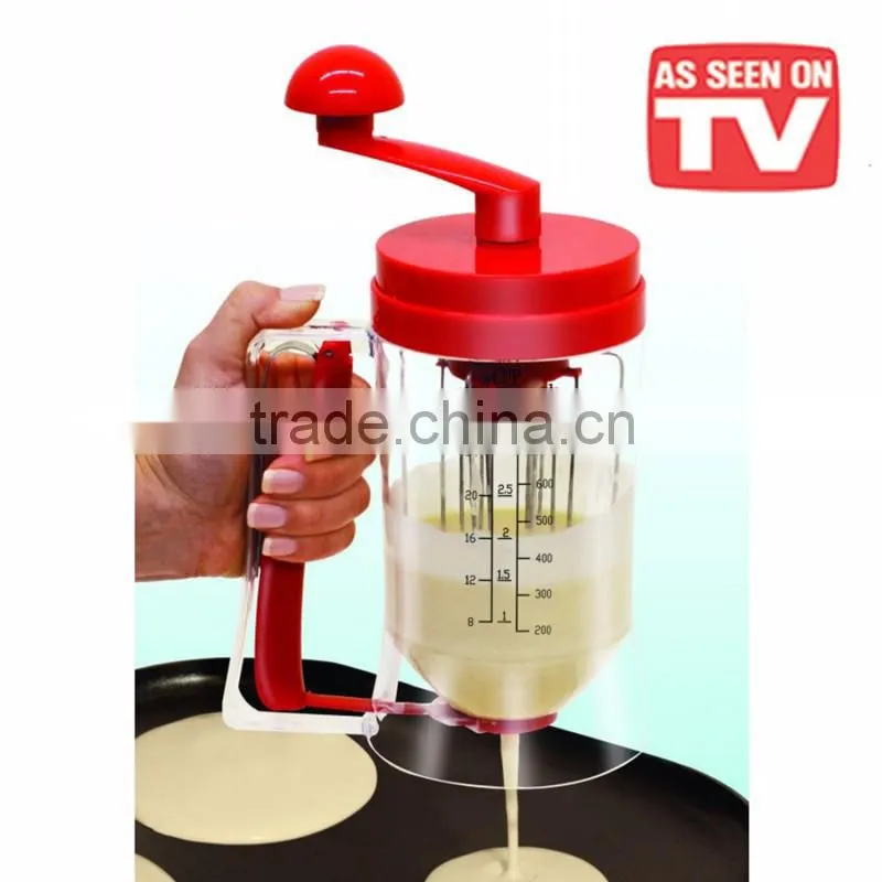 New style Manual plastic pancake mixer pancake batter dispenser