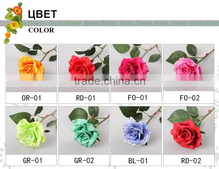 Greenflower 2016 Wholesale handscrafts Real Touch Latex PU China Artificial Flowers Rose for wedding decoration occation