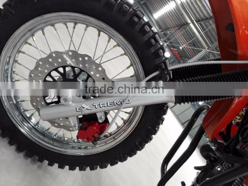 Chongqing loncin engine bike,NEW 2016 orange 200CC dirty bike.150cc off road bike.