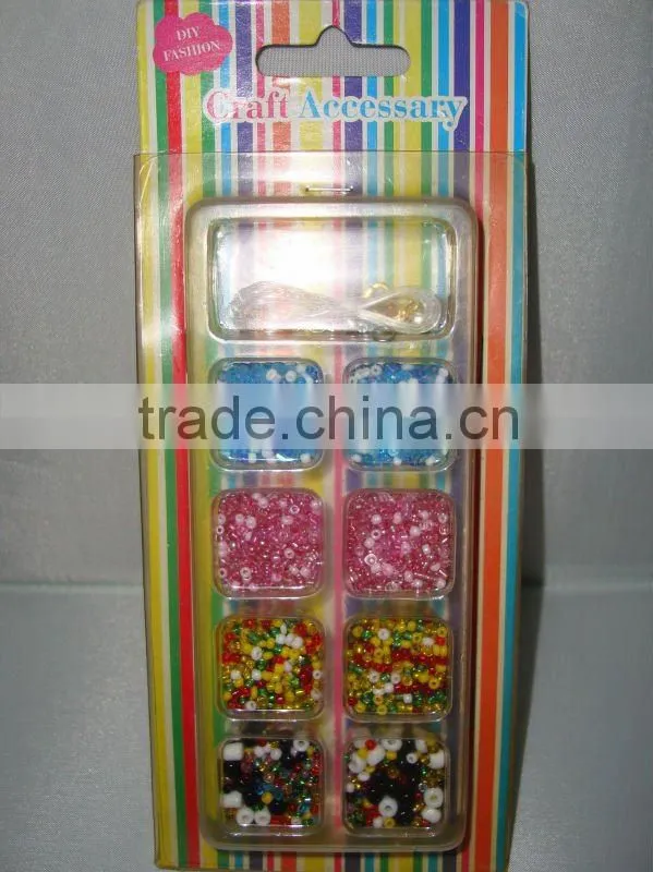 DIY beads package , glass beads for DIY , jewelry beads