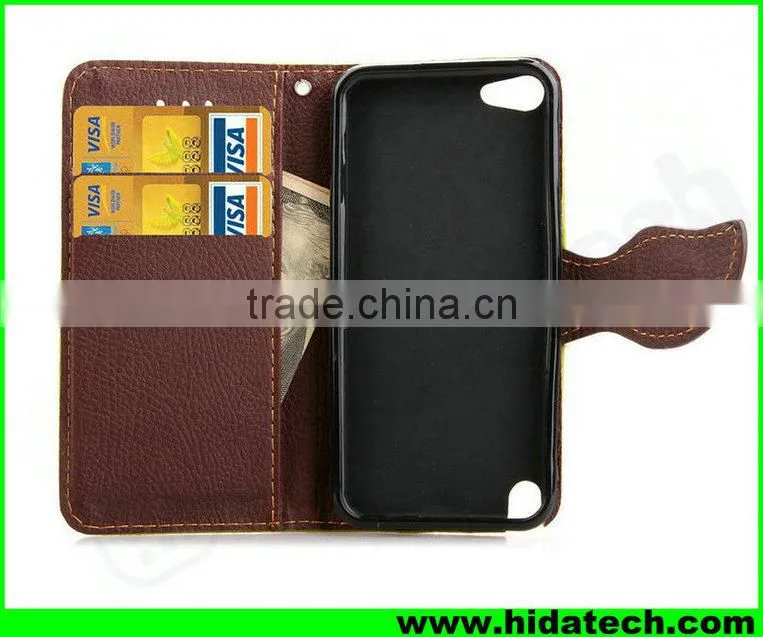 Leaf shape flip pu leather phone case for iphone 6 iphone 6s leather case with card holders wallet case