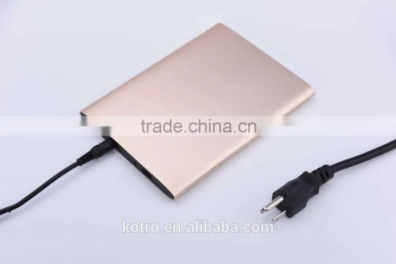 Factory Supply !QC 2.0 Real Capacity 10000 mah Portable Power Bank , Quick Charger Power Bank 10000 mah