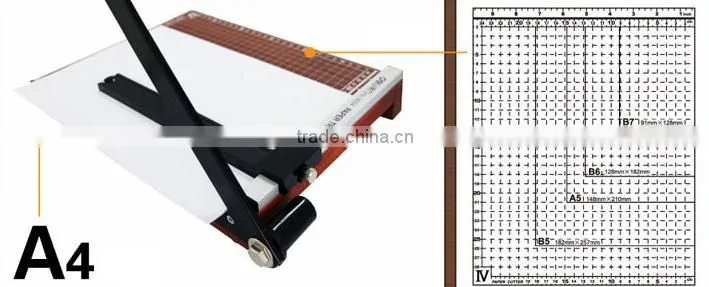 A3 A4 size metal base manual paper cutter machine