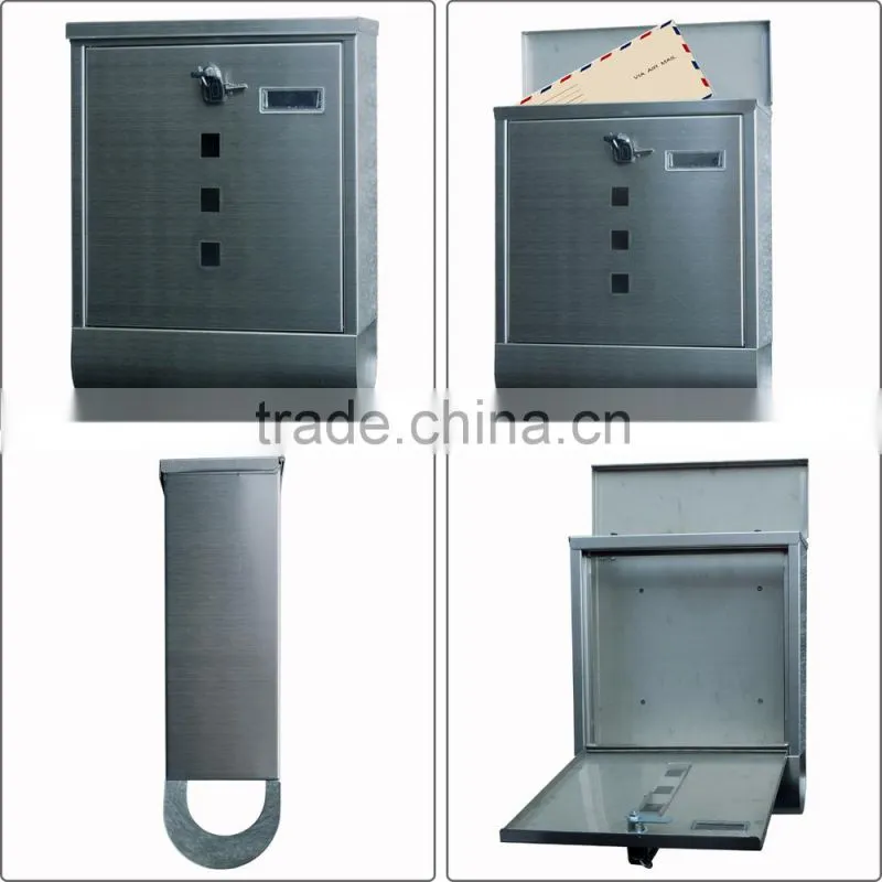2015 hot house letterbox stainless steel Mailbox