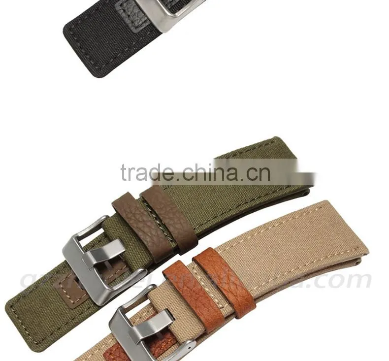 26mm high quality nylon Watch strap with stainless steel buckle Wholesale 3PCS