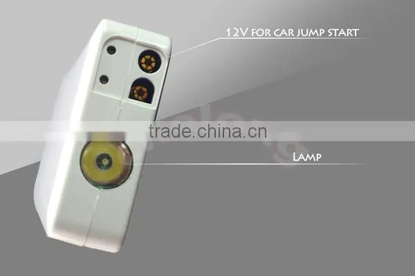 AC 12V/12AH Portable Car Jump Starter With Air Compressor