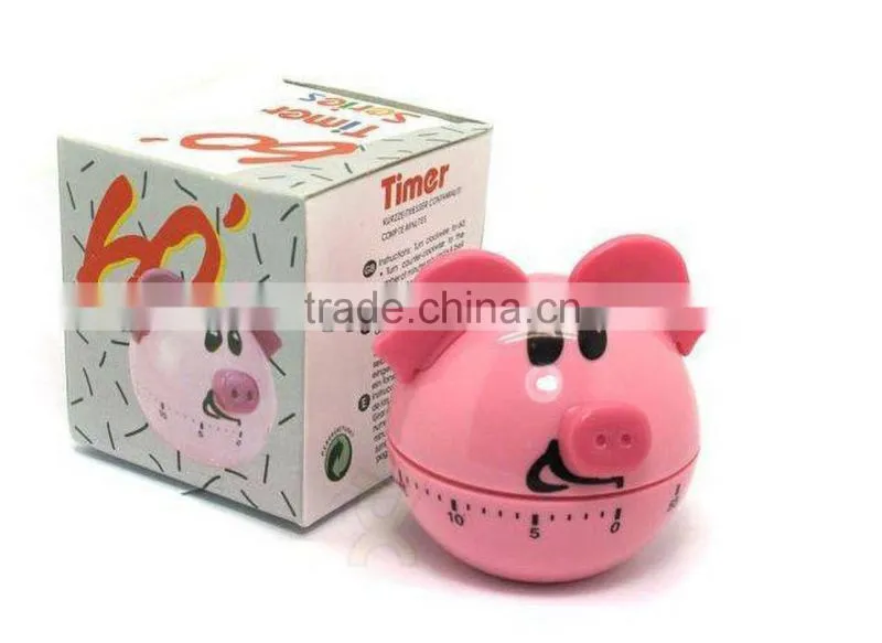 Kitchen pig Mechanical Timer, timer switch ,manual kitchen timer