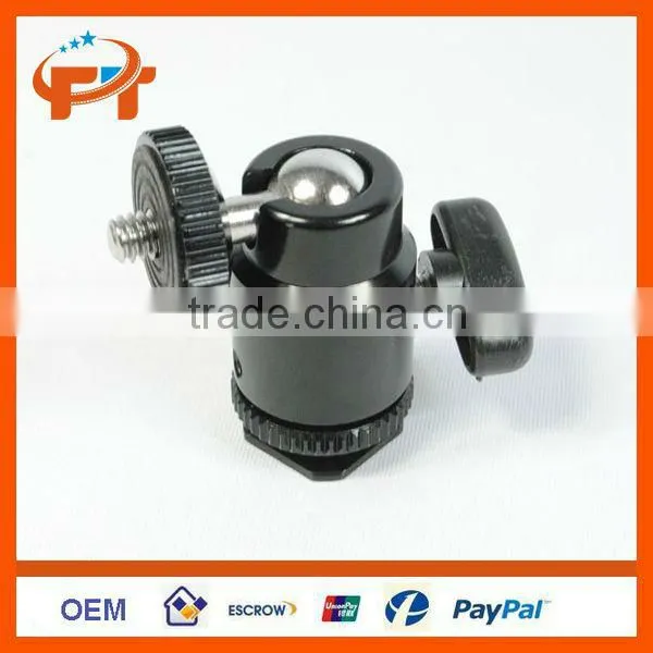 Multi Purpose 1/4" Mini Tripod Ball Head Kit Shoe mount