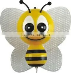 hotsale cute design colourful wall plug night light