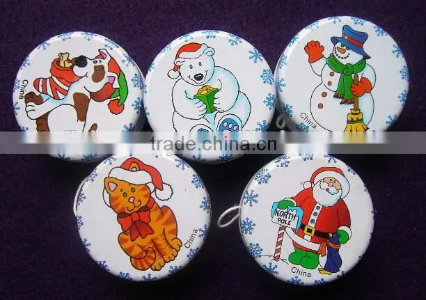 OEM metal yoyo ball Christmas reindeer cute children yoyo