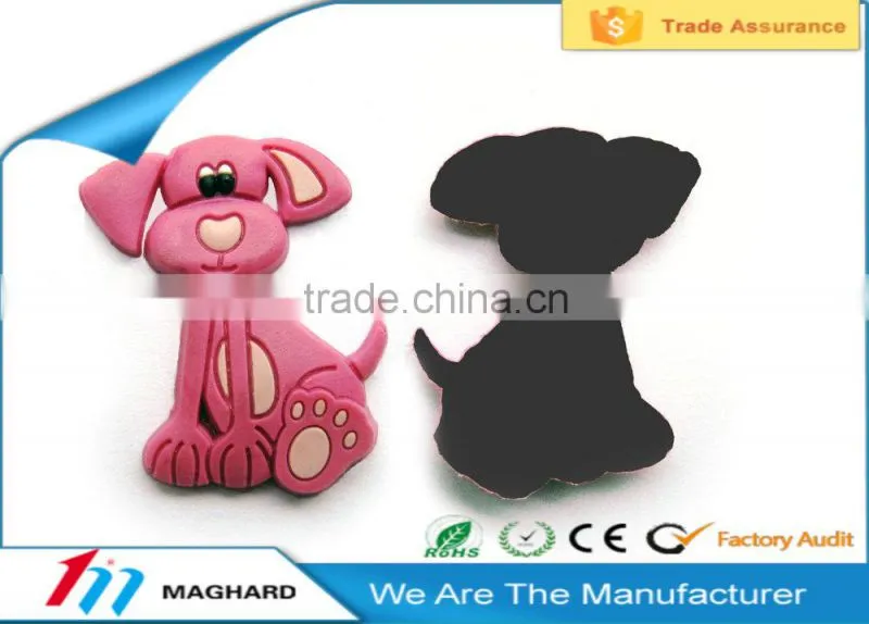 2015 hot selling promotional soft pvc fridge magnet key chain