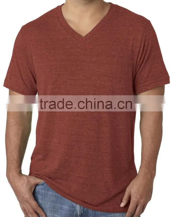 GuangZhou Manufacturer men v neck cheap fashion plain custom t shirts 1 euro wholesale