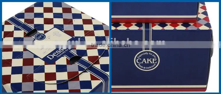 manufacturer custom handmade clear plastic cake box
