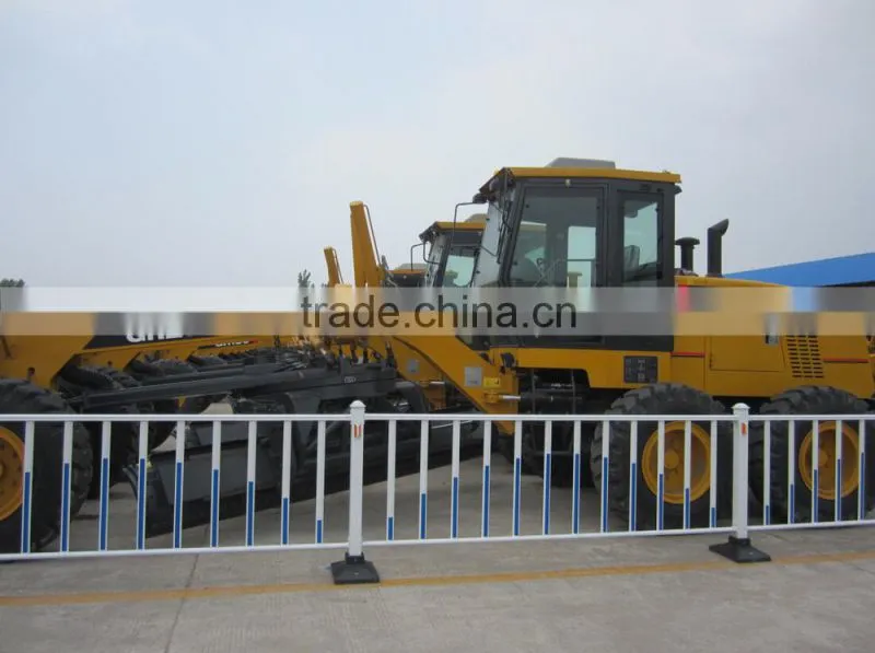 GR180 motor grader with DECE engine, rear ripper and front blade