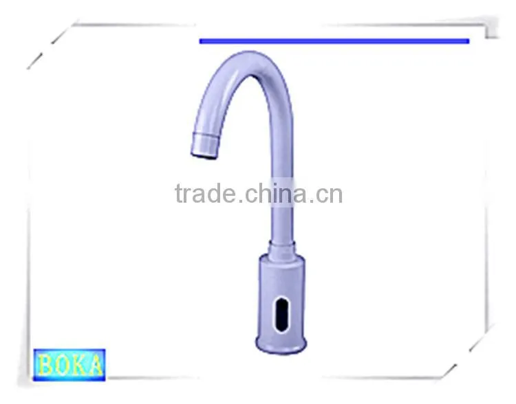 Laboratory deck mounted sensor faucet