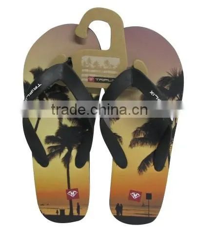2016 new design men fashion flip flops