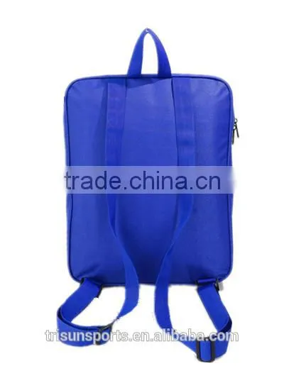 2016 handled students travel bag style blue durable canvas weekender bag