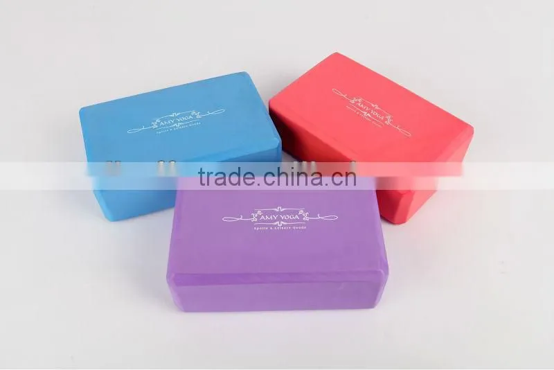 Eco colorful cheap yoga blocks