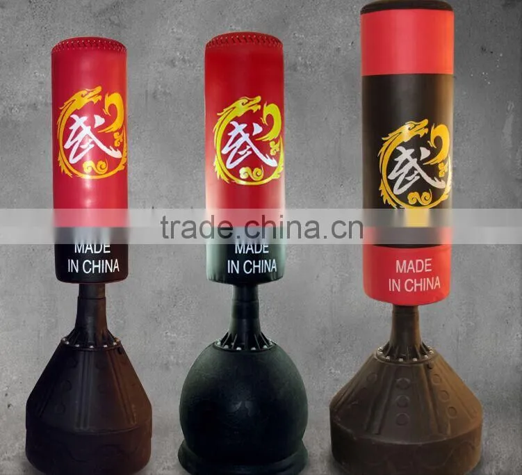 1.5m 1.6m 1.7m PU boxing stand punching fre sandbag factory