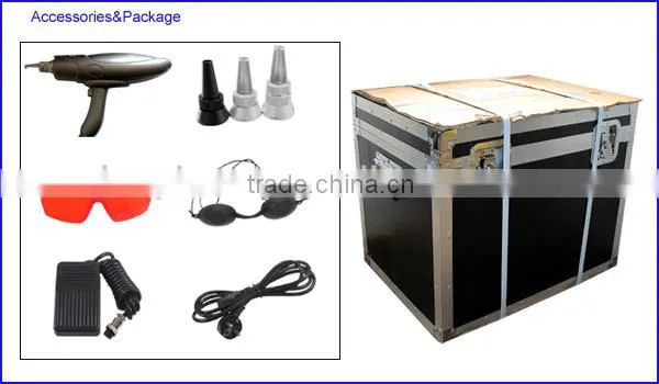nd yag laser with black tip for skin whitening laser carbon treatment