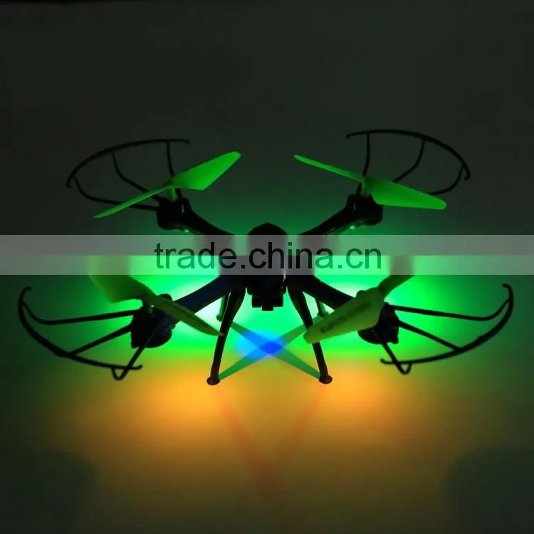 New 2.4Ghz 4CH 6-Axis Gyro RC Quadcopter with 0.3MP Camera 3D Flip#SV029027