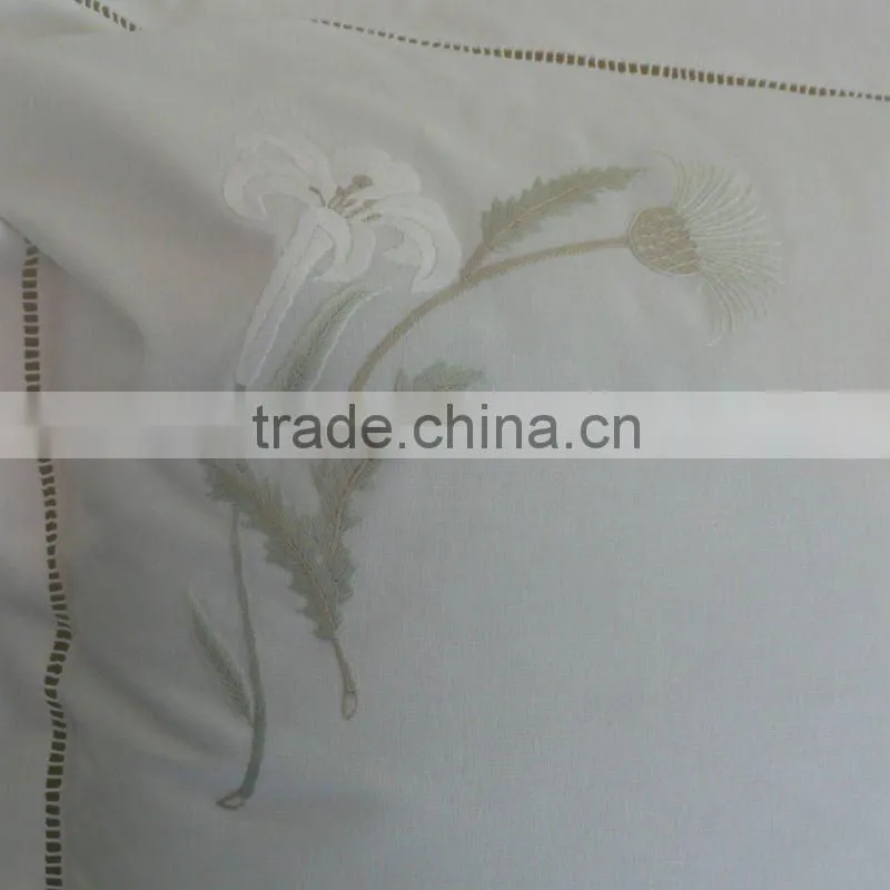 hand embroidery bedding set