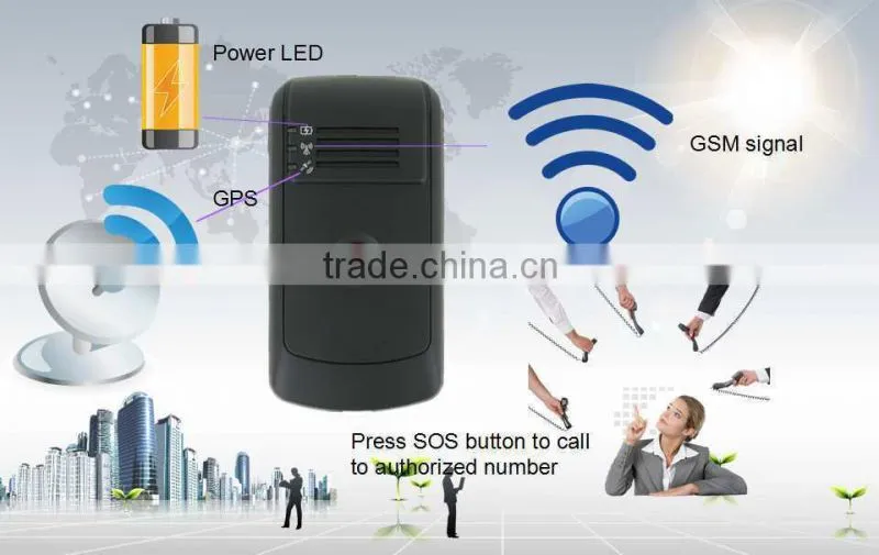 3G acceleration sensor personal gps tracker