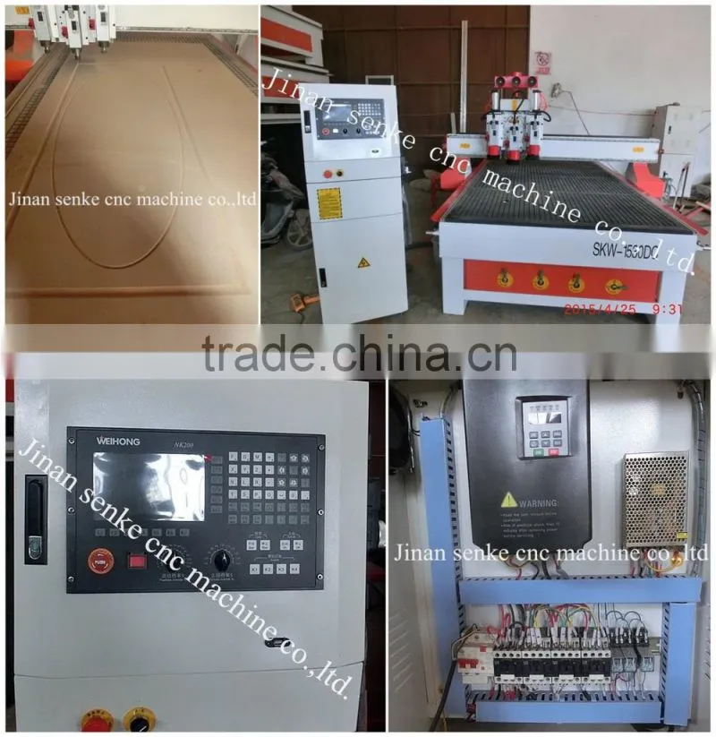 Woodworking CNC router engraving machine with cylinder tool changer cutting machine China Jinan manufacturer cnc router machine