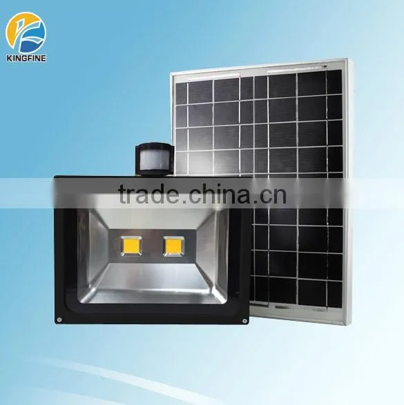 Outdoor Garden lighting LED Solar PIR Motion Sensor Security Flood 10w 20w 30w 50w with CE SAA TUV IES SFL10WCOB-PIR