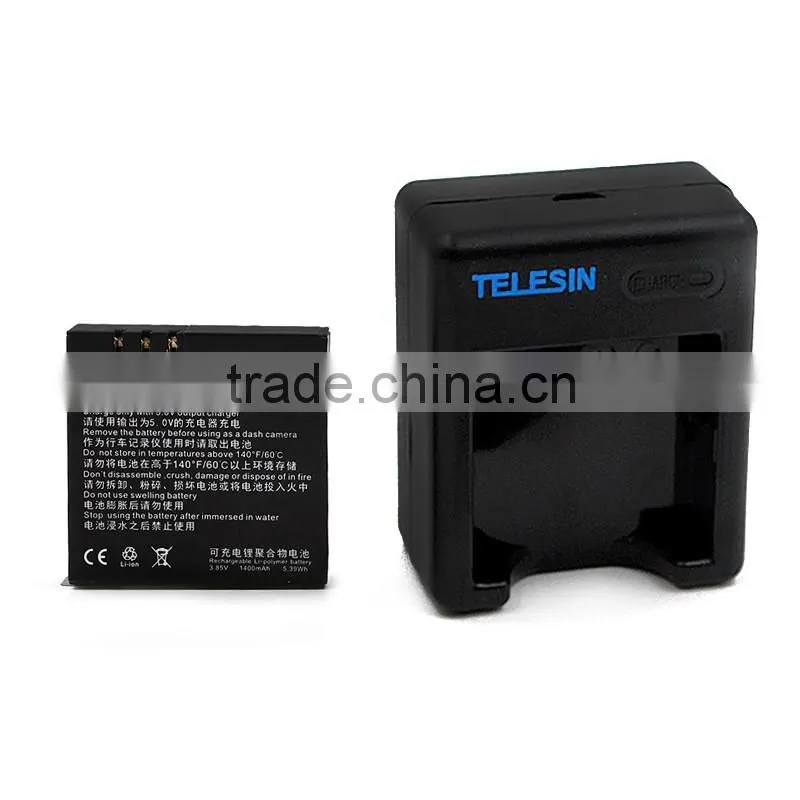 New Xiaomi Yi II Accessories - Dual Battery Charger for Xiaomi Yi 4K Sport camera
