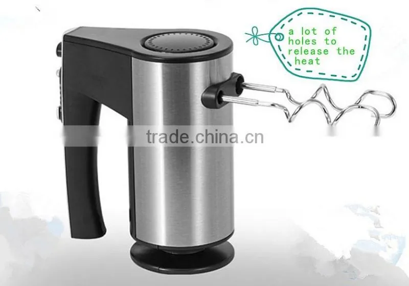 brushed stainless steel flour dough mixer, hand blender, food mixer, food processor, Cake mixer dough mixer