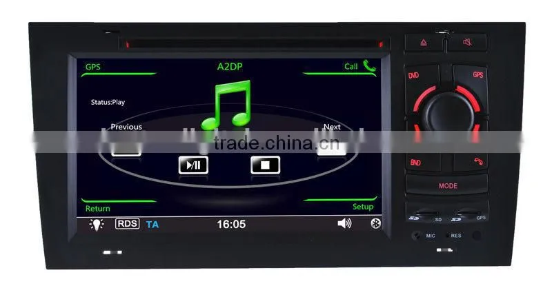 For audi a6 car dvd gps navigation system