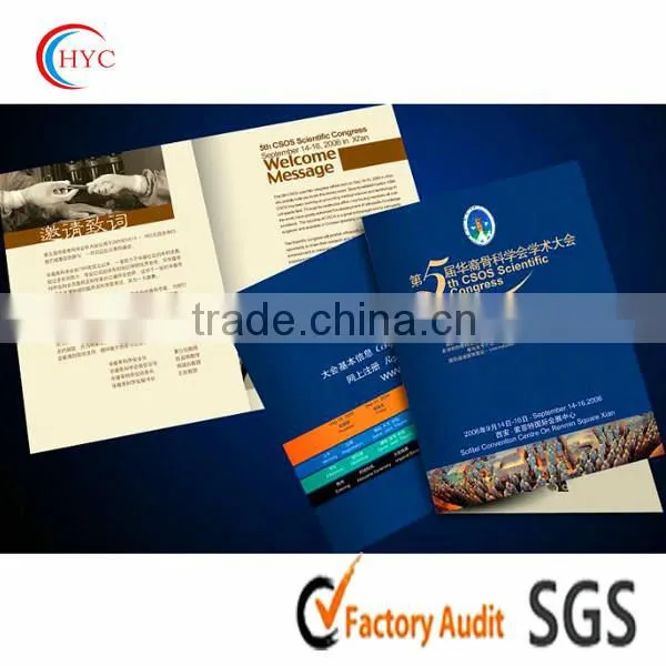 excellent glossy a4 paper printed catalogue