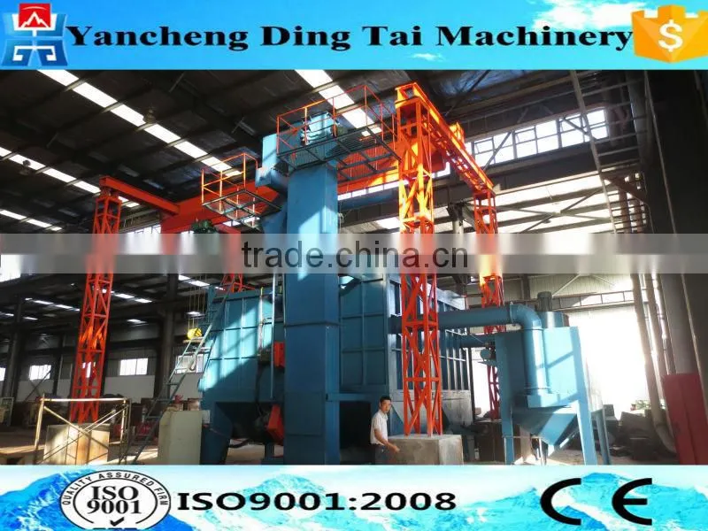 Dish head shot blasting machine/sand blasting equipment