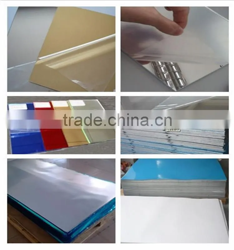 Gold mirror acrylic sheet